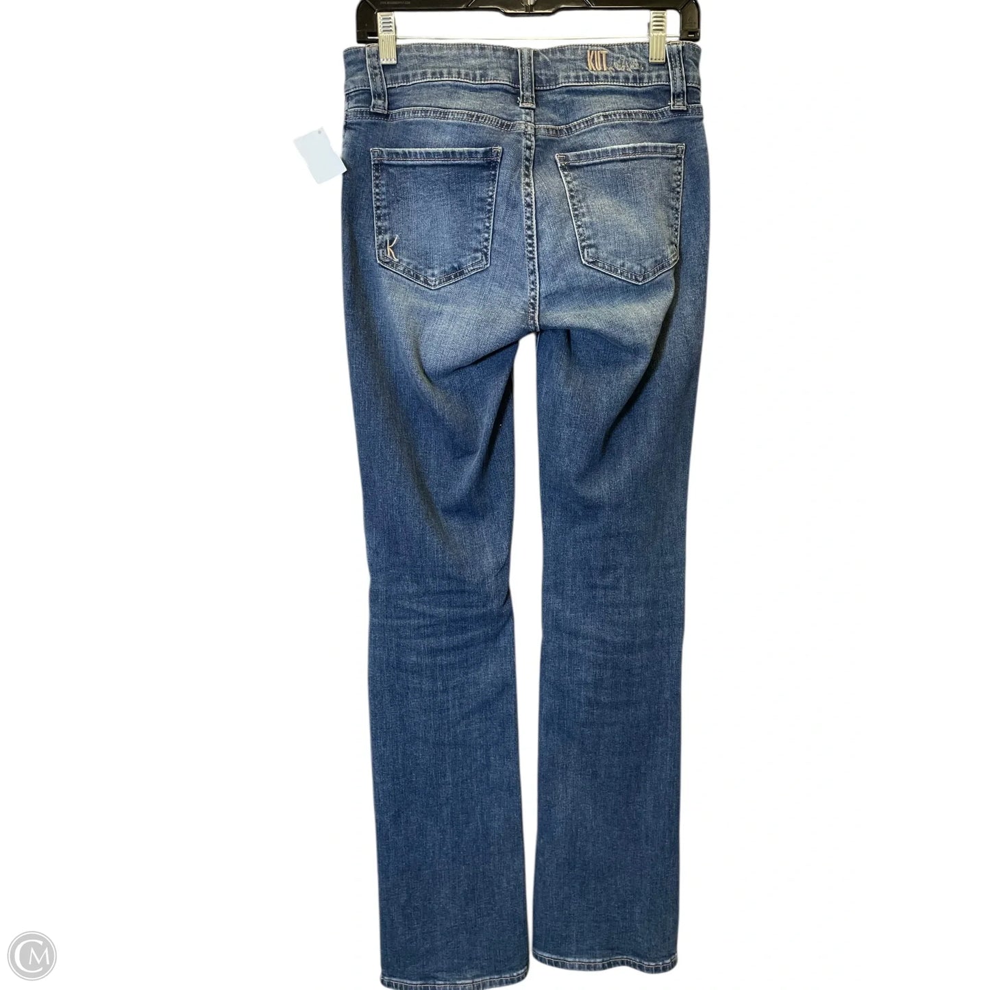 Jeans Boot Cut By Kut In Blue Denim, Size: 0