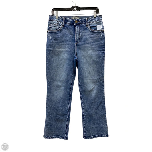 Jeans Straight By Wit & Wisdom In Blue Denim, Size: 8