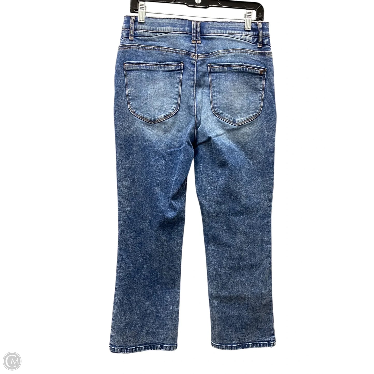 Jeans Straight By Wit & Wisdom In Blue Denim, Size: 8