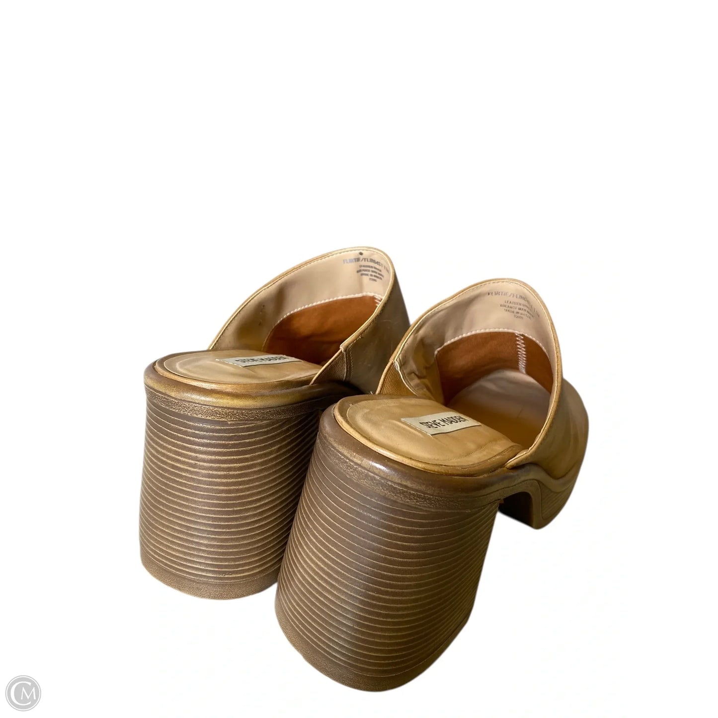 Shoes Heels Block By Steve Madden In Beige, Size: 11