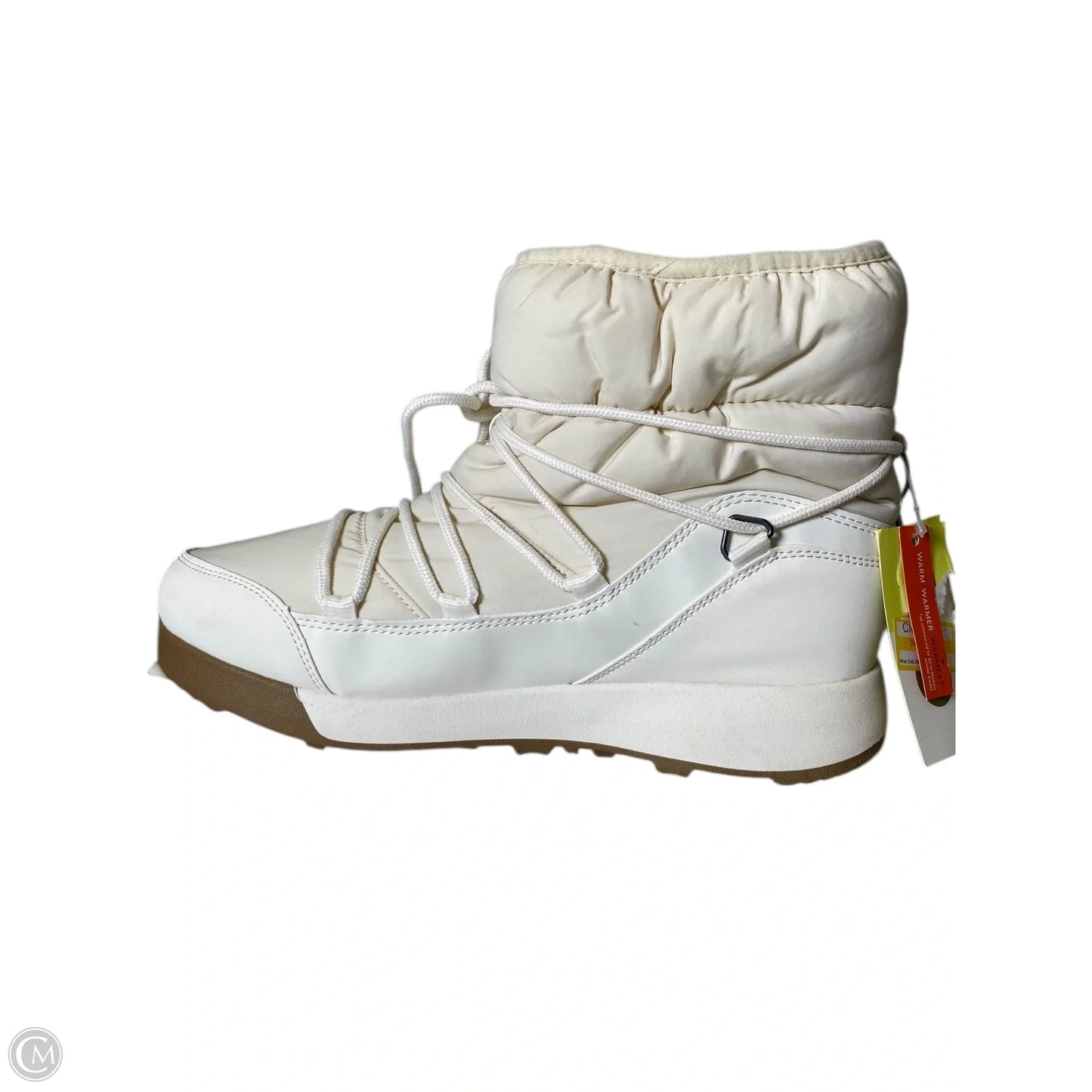 Boots Ankle Flats By All In Motion In Beige, Size: 11