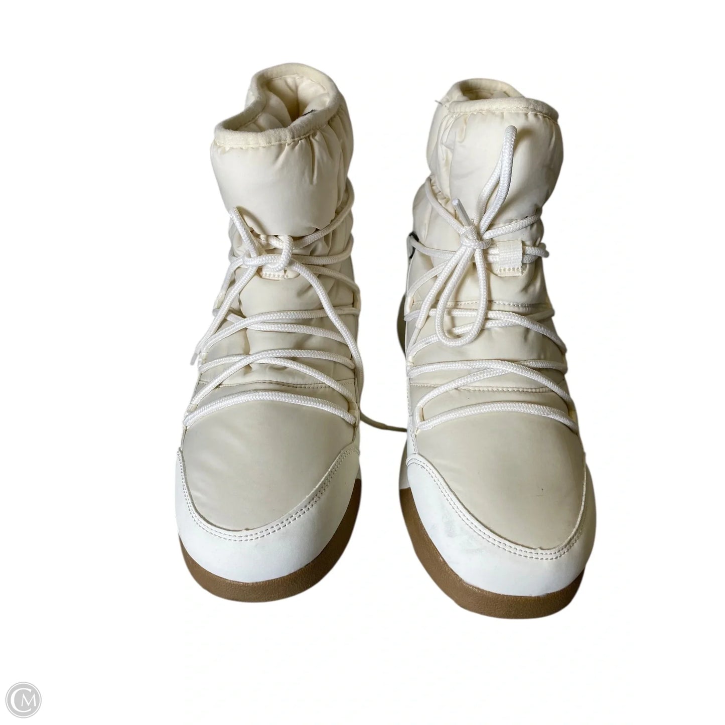 Boots Ankle Flats By All In Motion In Beige, Size: 11