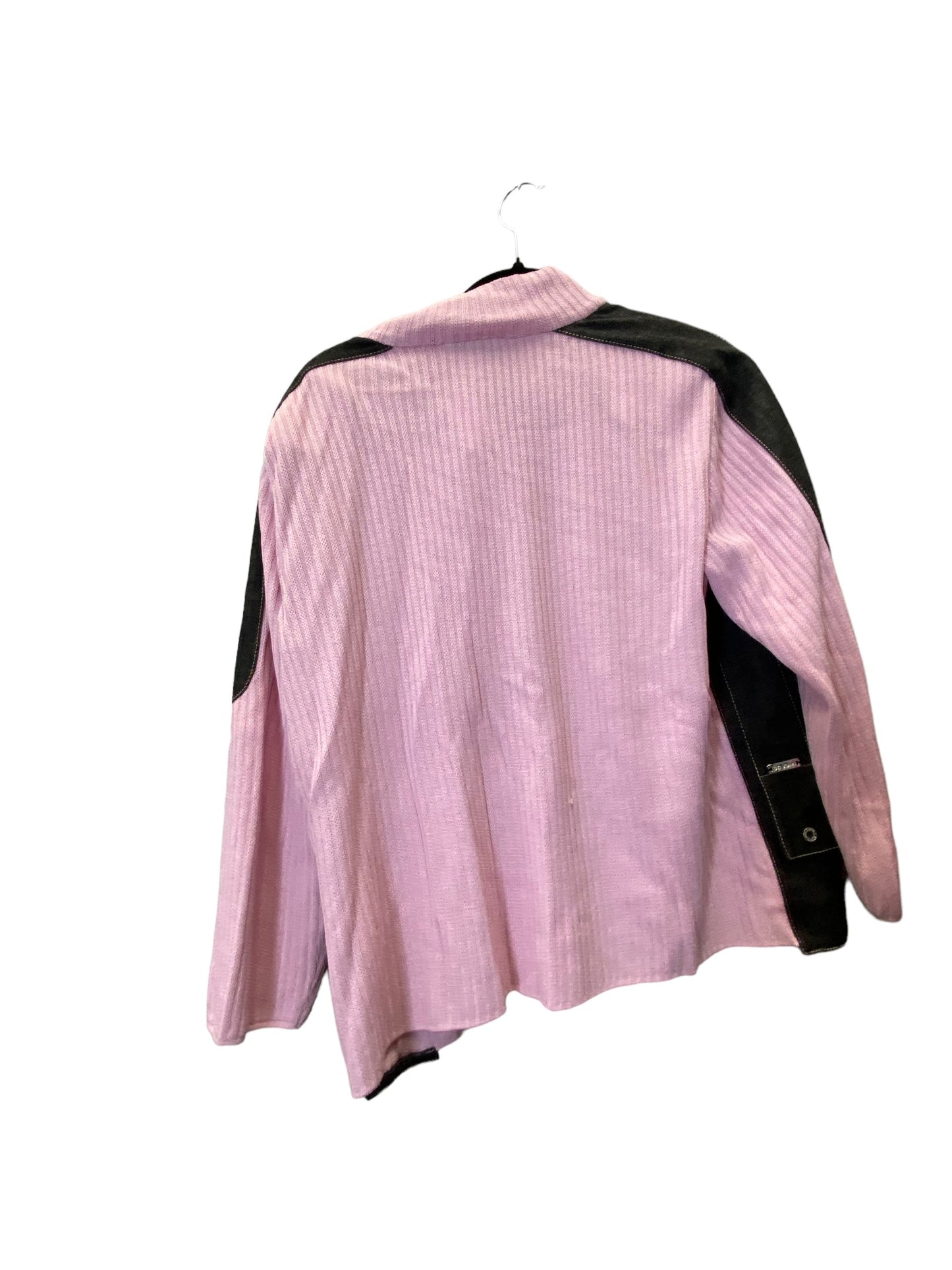 Cardigan By St John Collection In Pink, Size: Xl