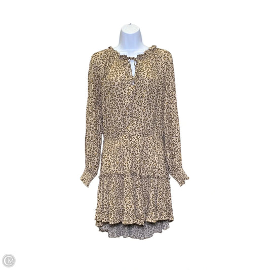 Dress Casual Midi By Clothes Mentor In Animal Print, Size: L