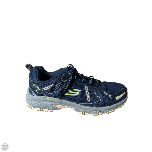 Shoes Athletic By Skechers In Blue & Pink, Size: 7