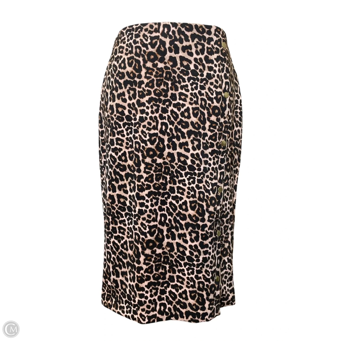 Skirt Midi By Bold Elements In Animal Print, Size: M
