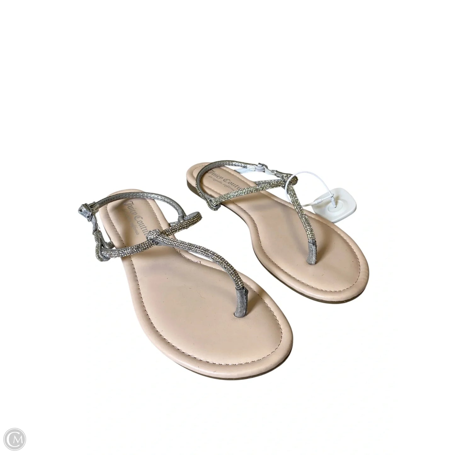 Sandals Flats By Juicy Couture In Beige, Size: 8.5