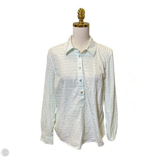 Blouse Long Sleeve By Vineyard Vines In Multi-colored, Size: L