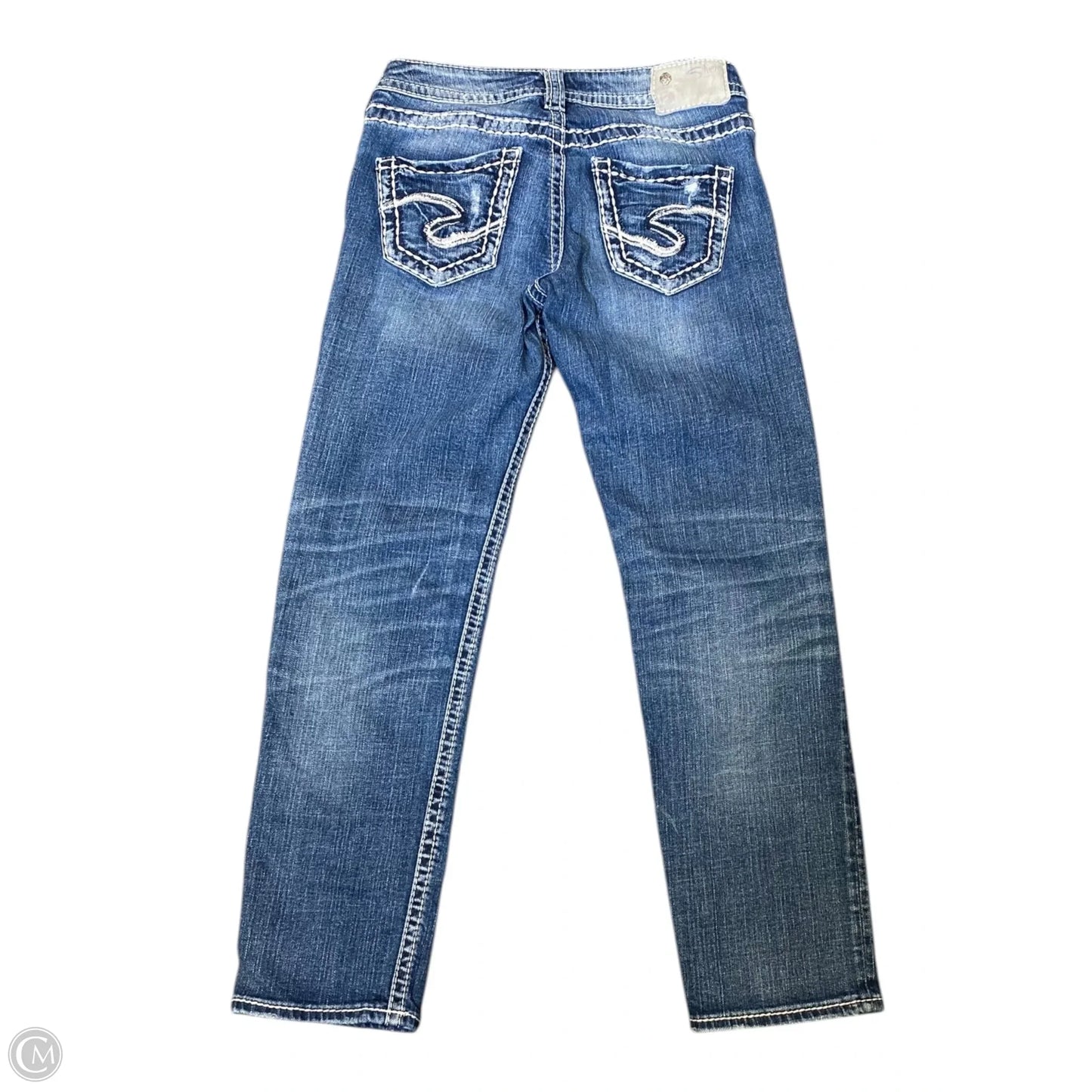 Jeans Boot Cut By Silver In Blue Denim, Size: 2
