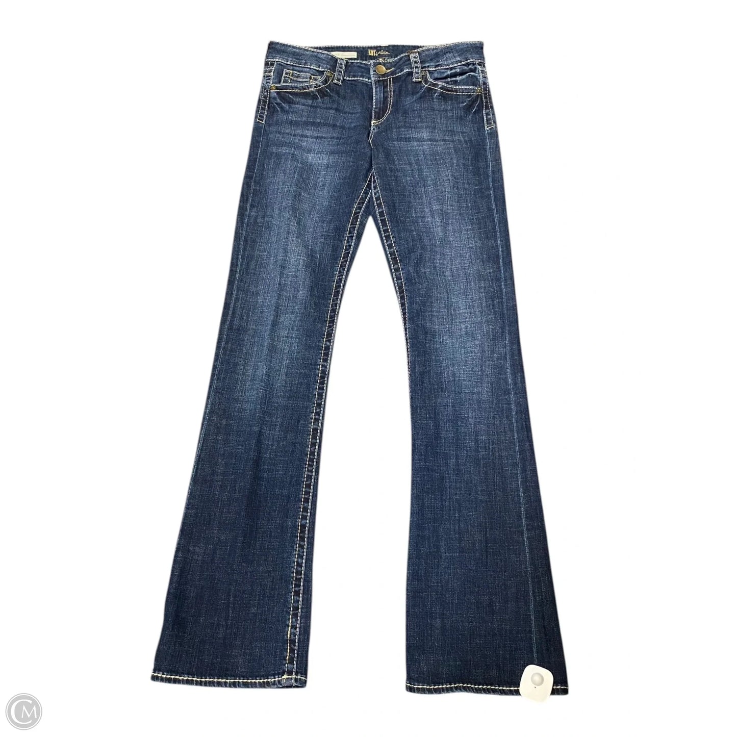 Jeans Boot Cut By Kut In Blue Denim, Size: 8