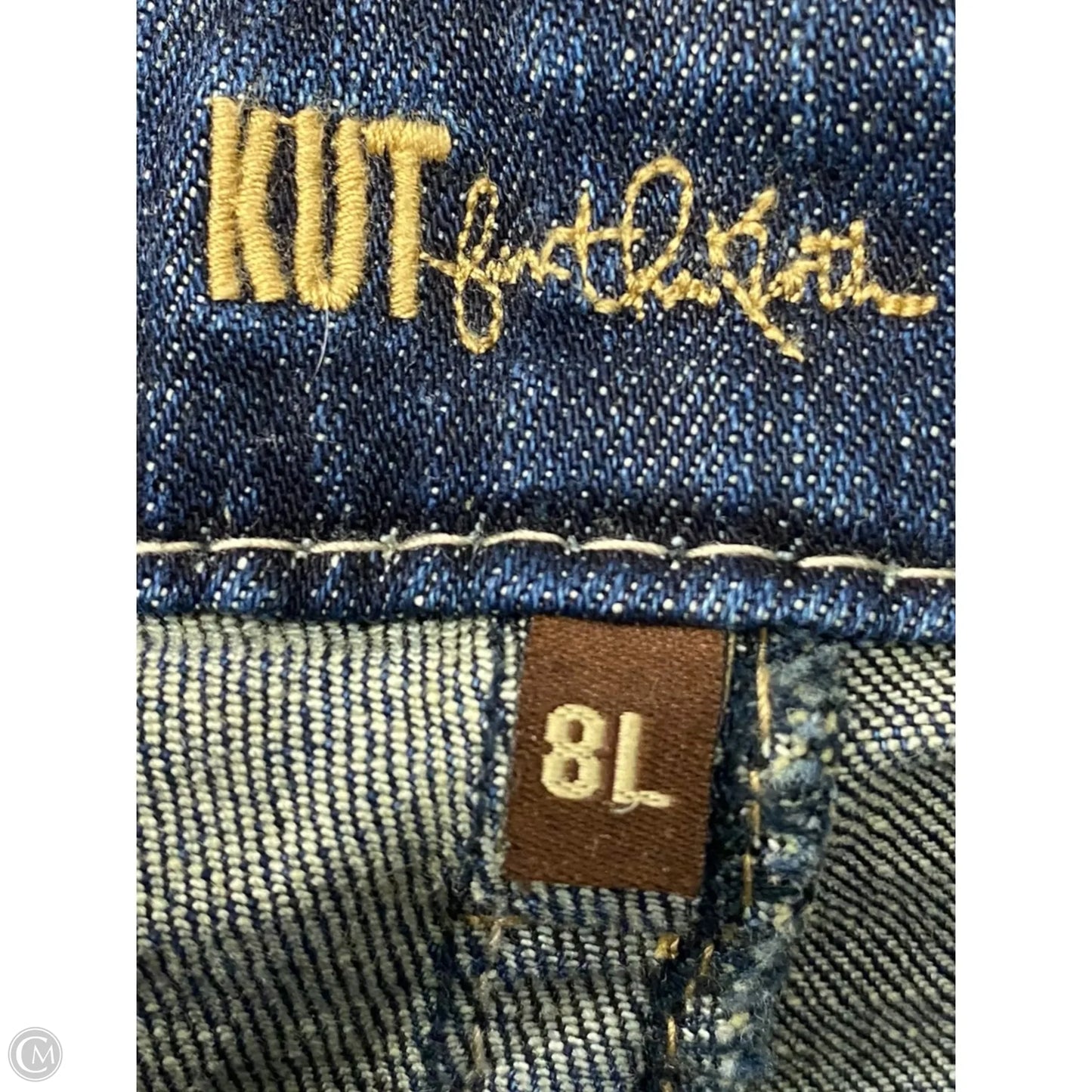 Jeans Boot Cut By Kut In Blue Denim, Size: 8
