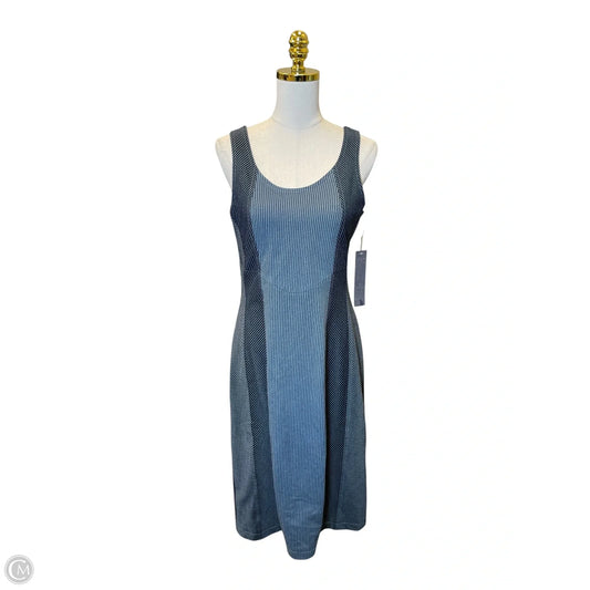 Dress Casual Midi By Badgley Mischka In Blue, Size: L