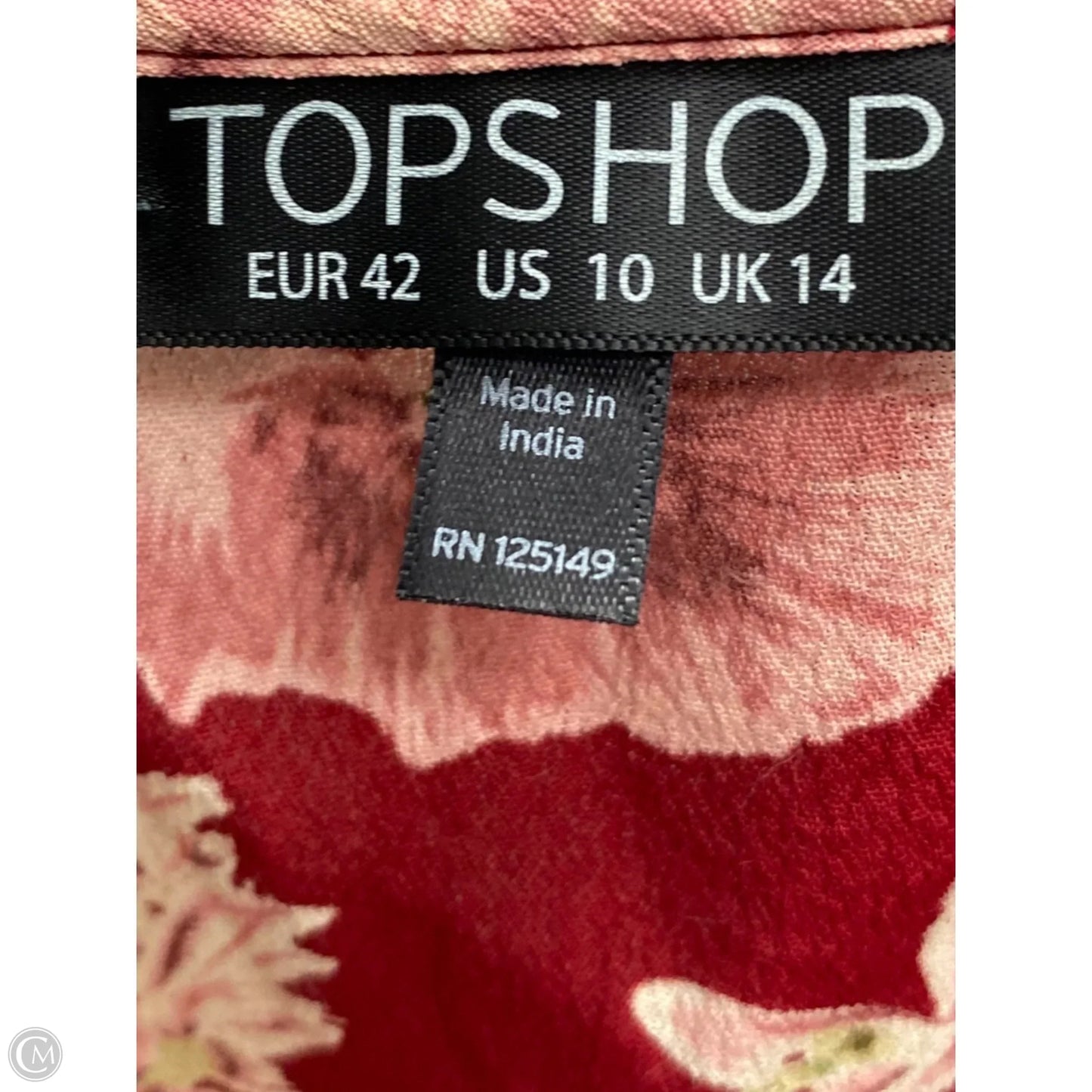 Dress Casual Maxi By Top Shop In Floral Print, Size: M