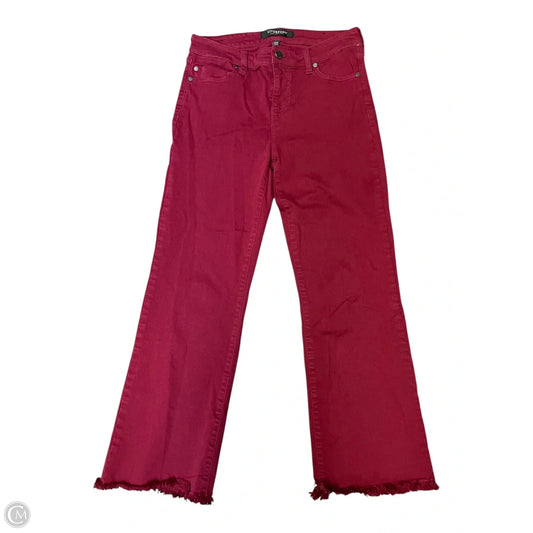 Jeans Straight By Liverpool In Red Denim, Size: 6