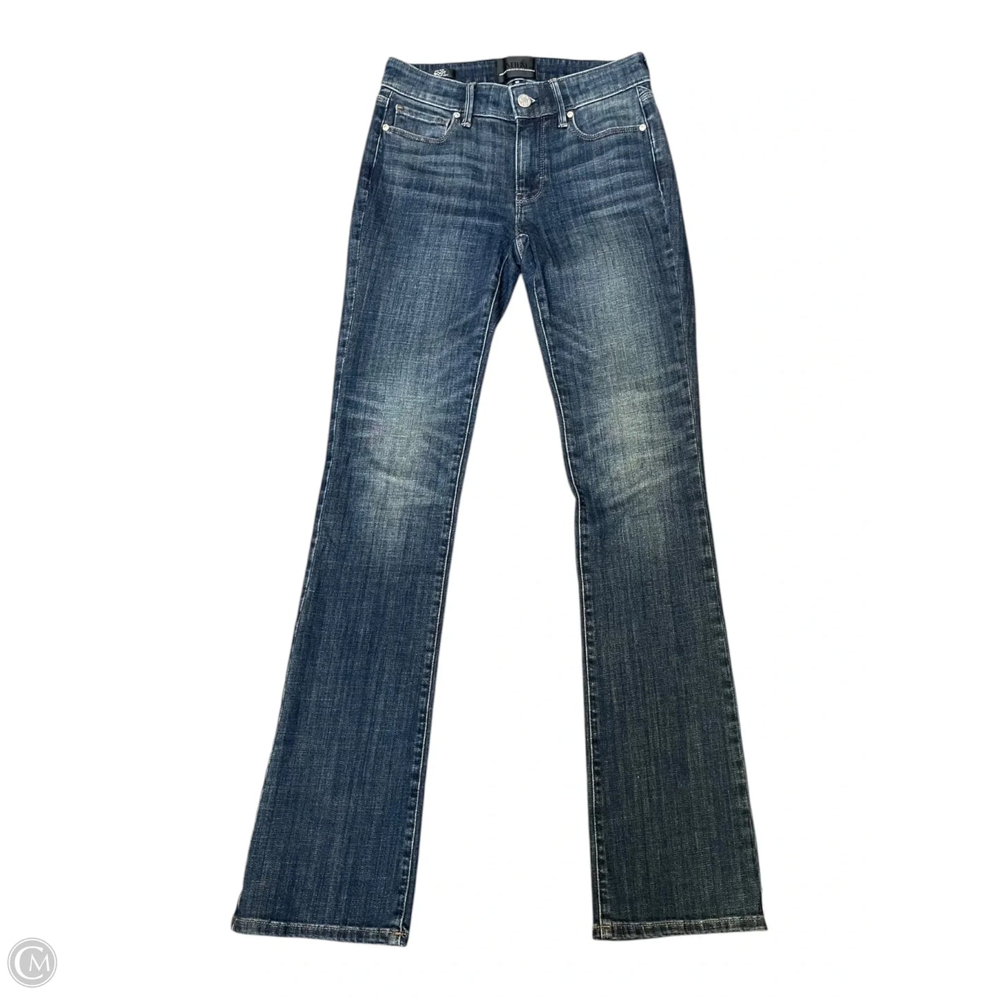Jeans Straight By White House Black Market In Blue Denim, Size: 0