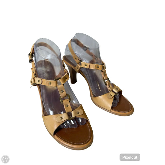 Shoes Heels Block By Franco Sarto In Tan, Size: 9