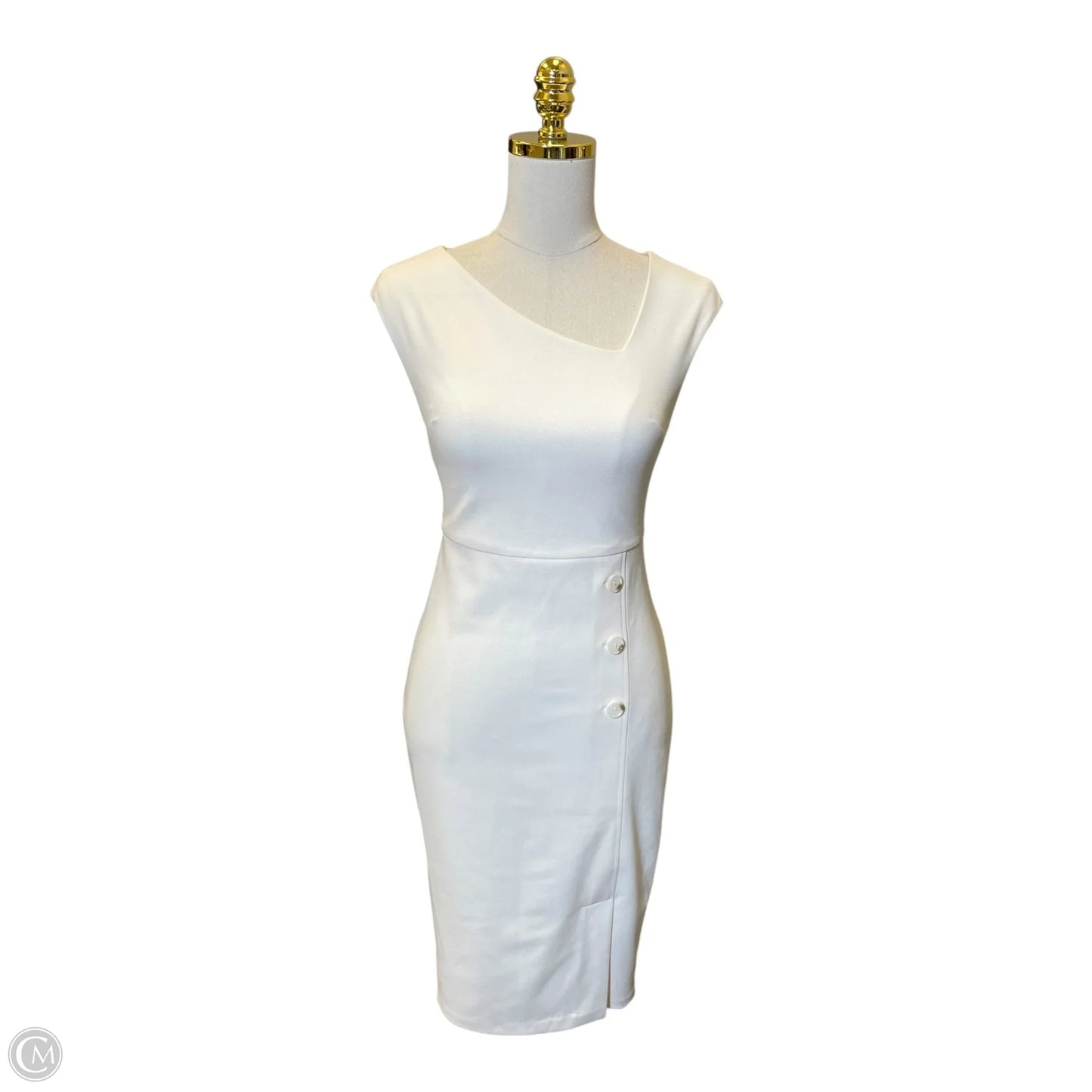 Skirt Midi By Express In Cream, Size: Xs