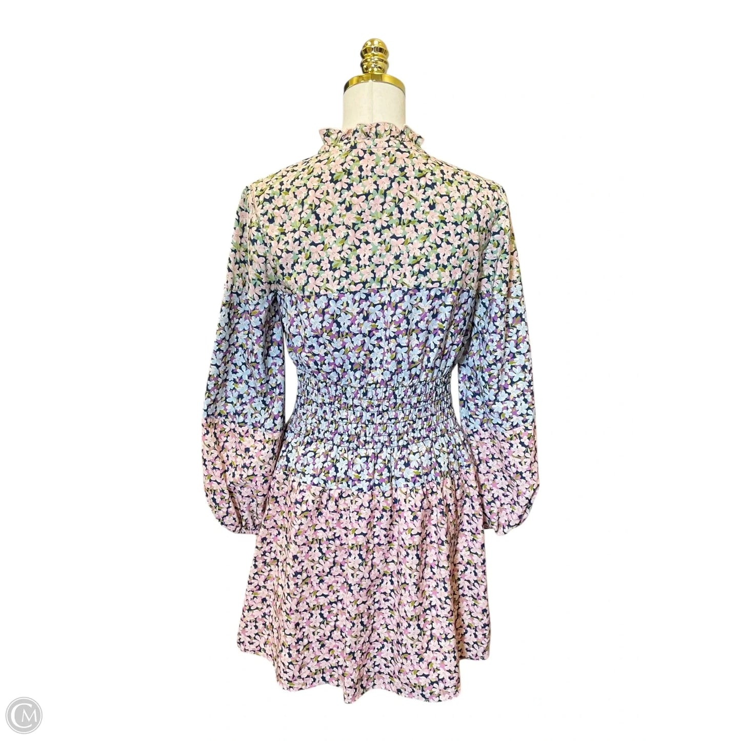 Dress Casual Midi By Vince Camuto In Floral Print, Size: 6
