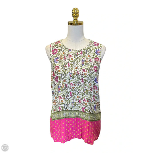Blouse Sleeveless By J. Jill In Multi-colored, Size: S