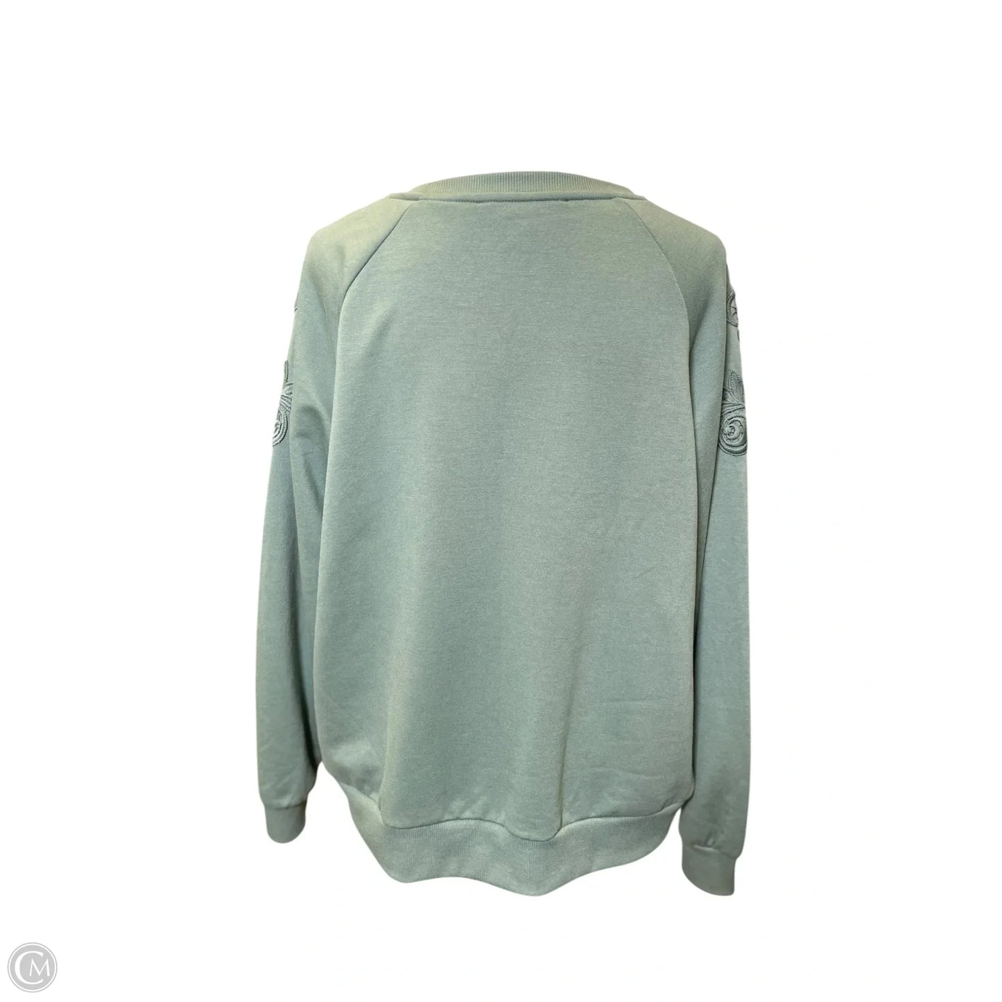 Sweater By Gloria Vanderbilt In Green, Size: L