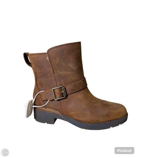 Boots Ankle Heels By Timberland In Brown, Size: 8