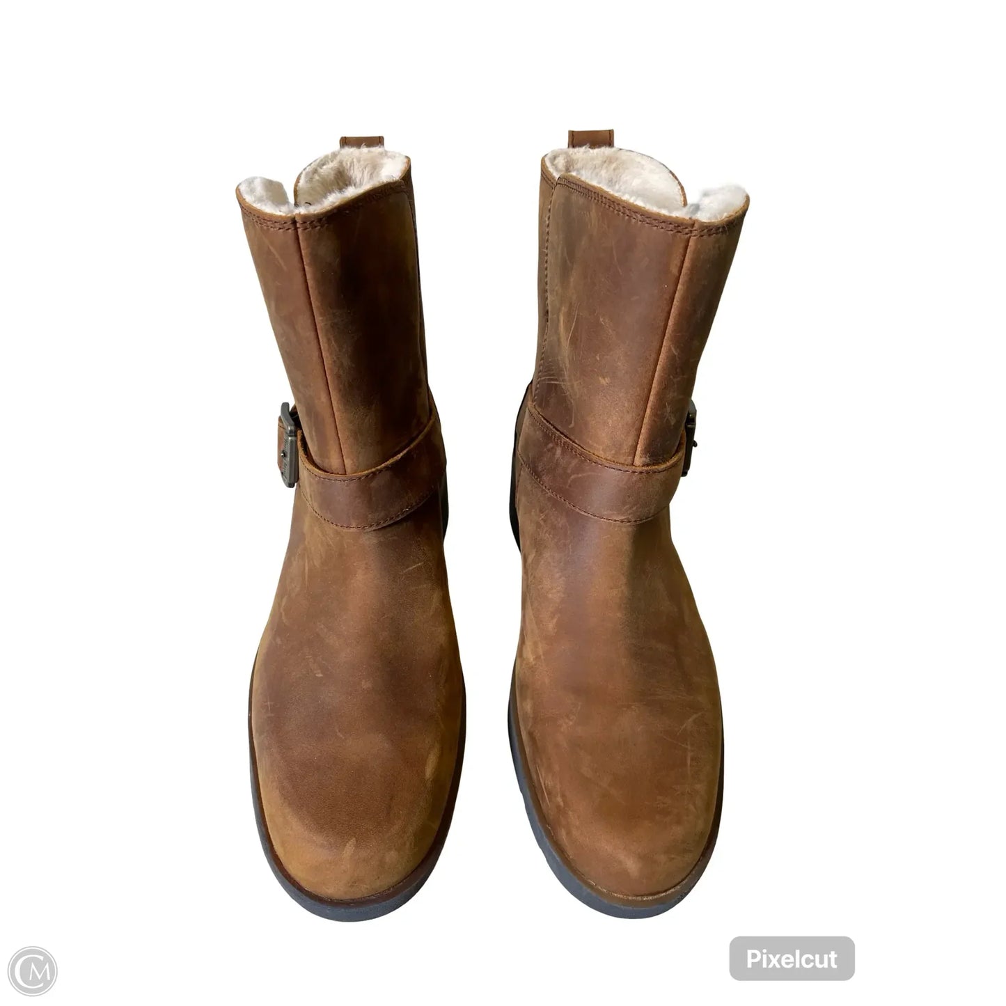 Boots Ankle Heels By Timberland In Brown, Size: 8