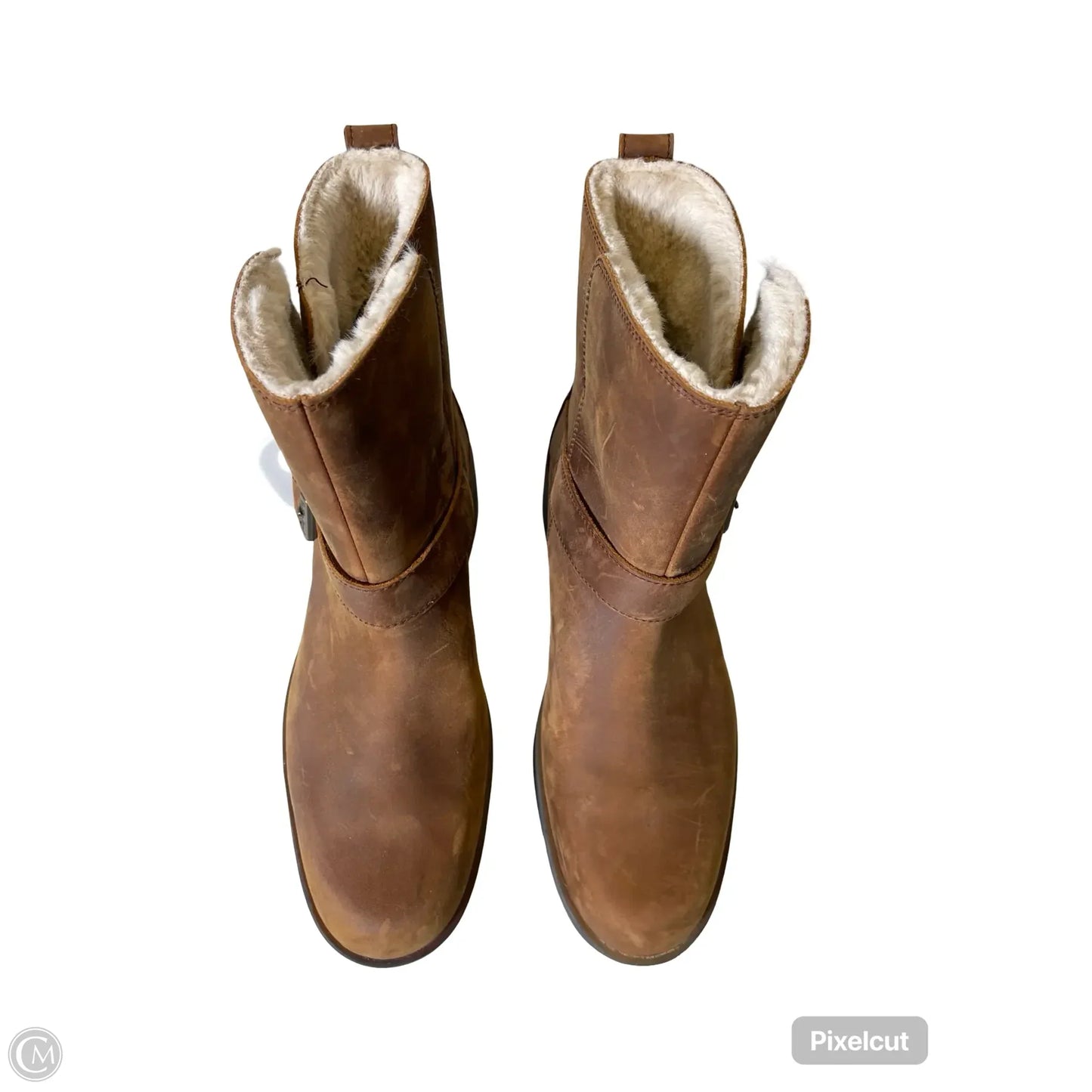 Boots Ankle Heels By Timberland In Brown, Size: 8
