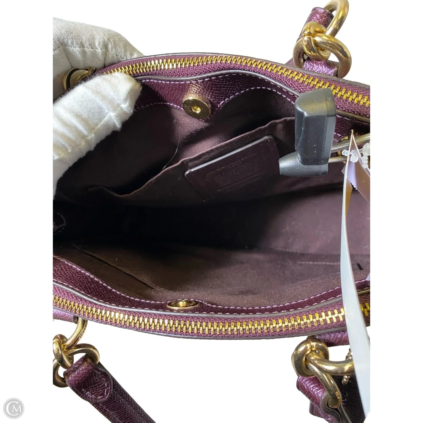 Handbag Designer By Coach, Size: Medium