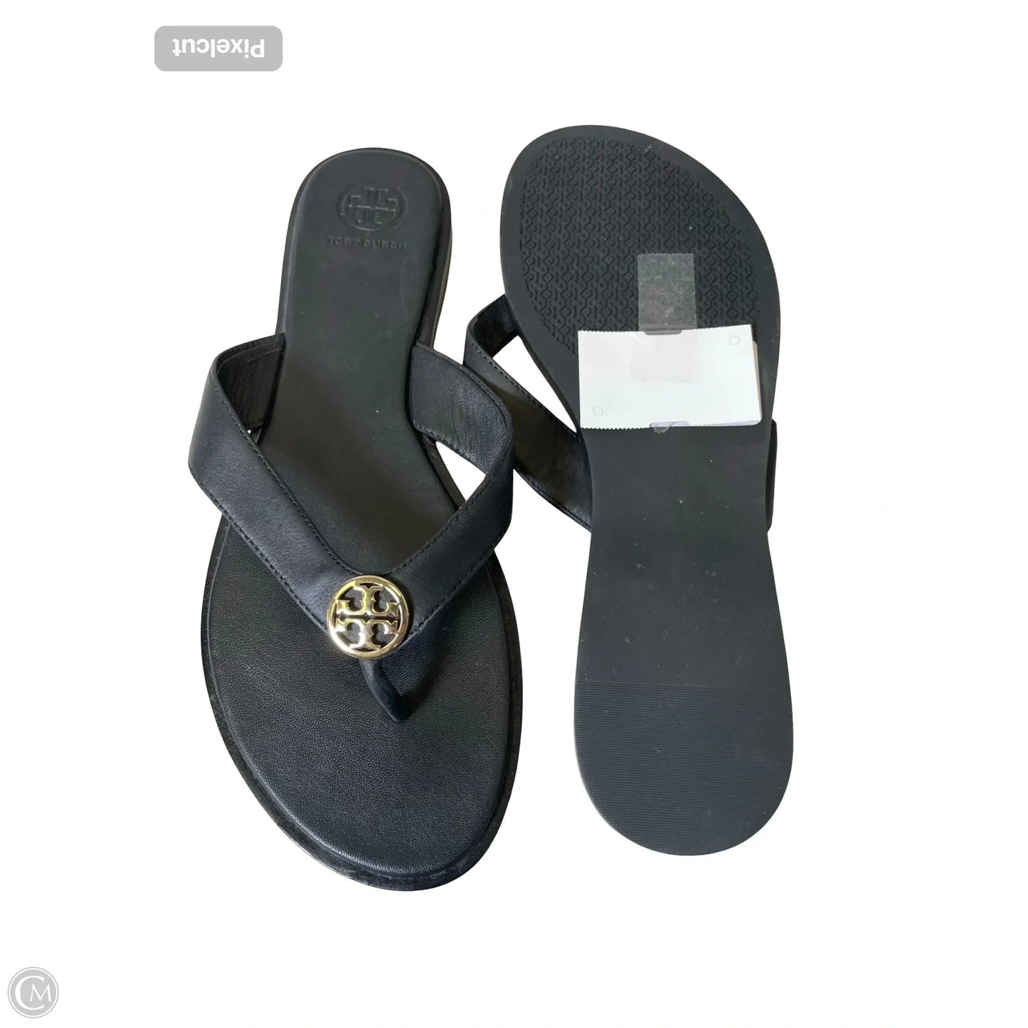 Sandals Flats By Tory Burch In Black, Size: 9