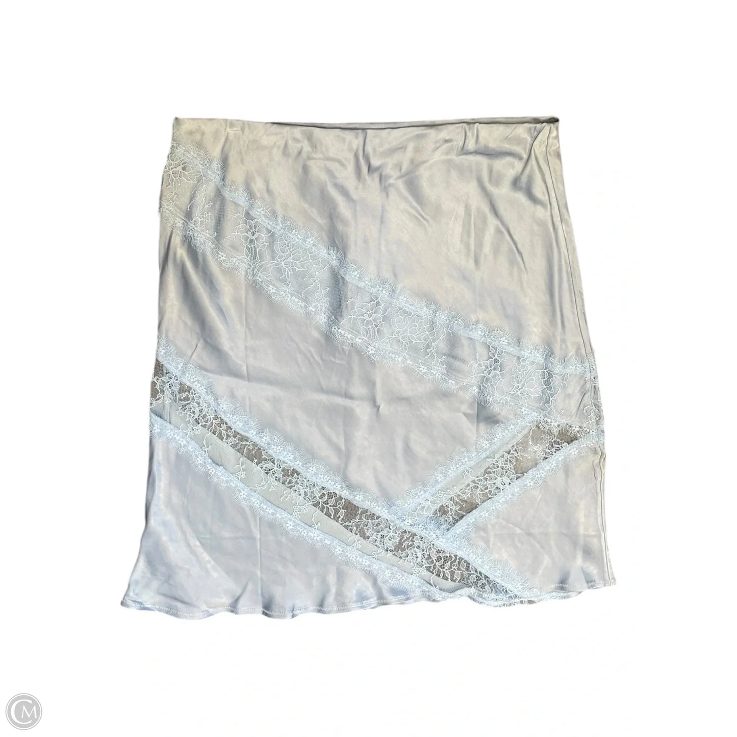 Skirt Midi By Anthropologie In Blue, Size: Xl