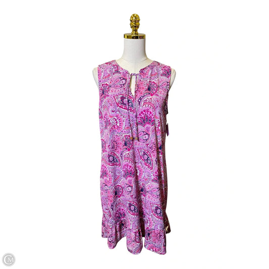 Dress Casual Midi By Michael By Michael Kors In Multi-colored, Size: L
