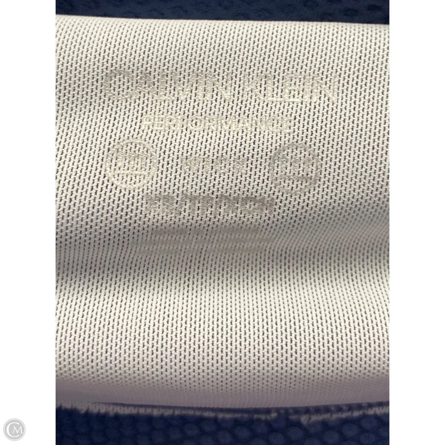 Athletic Jacket By Calvin Klein In Blue, Size: Xs