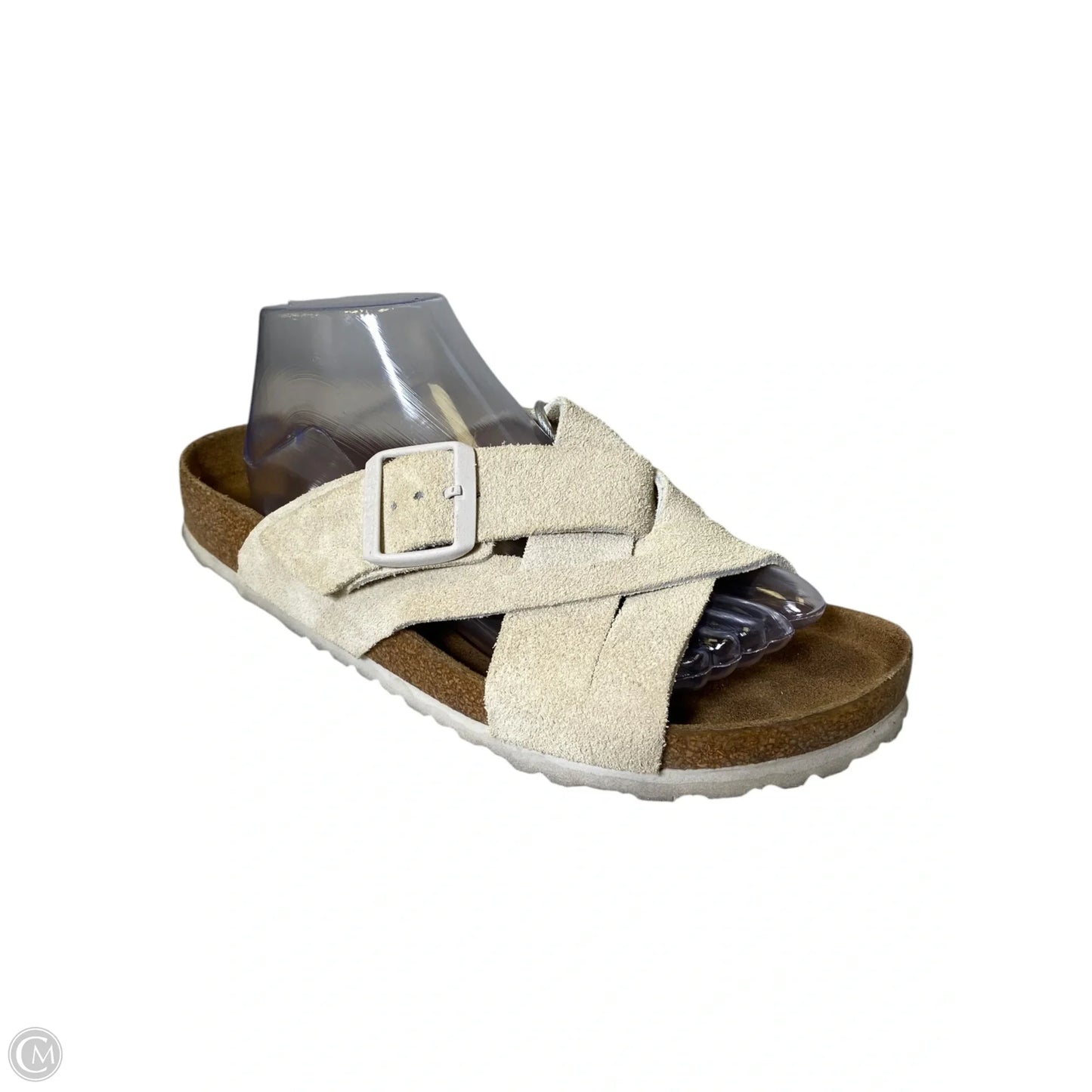 Sandals Flats By Birkenstock In Tan, Size: 11.5