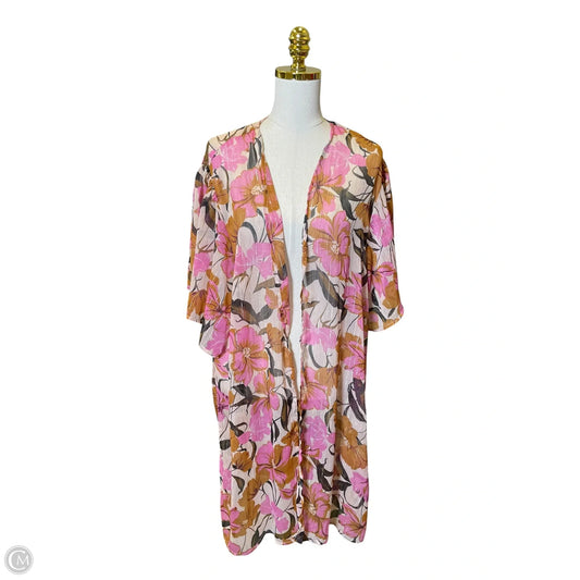 Kimono By Maurices In Floral Print, Size: 2x