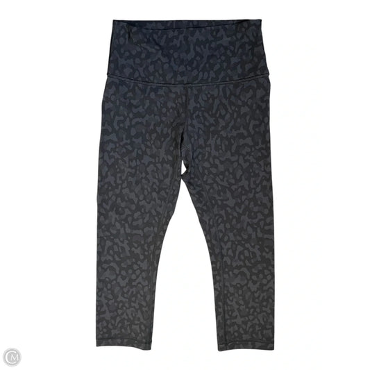 Athletic Leggings Capris By Lululemon In Animal Print, Size: 6