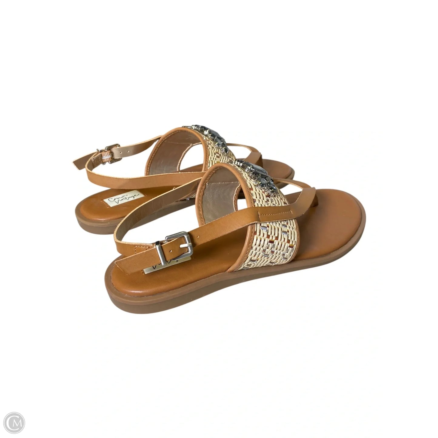 Sandals Flats By Crown Vintage In Tan, Size: 11