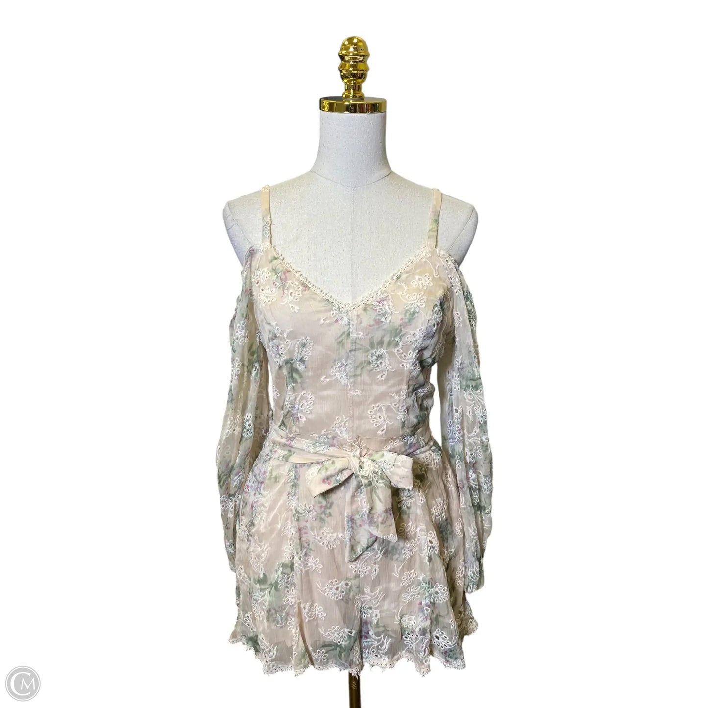 Dress Casual Midi By Guess In Floral Print, Size: M