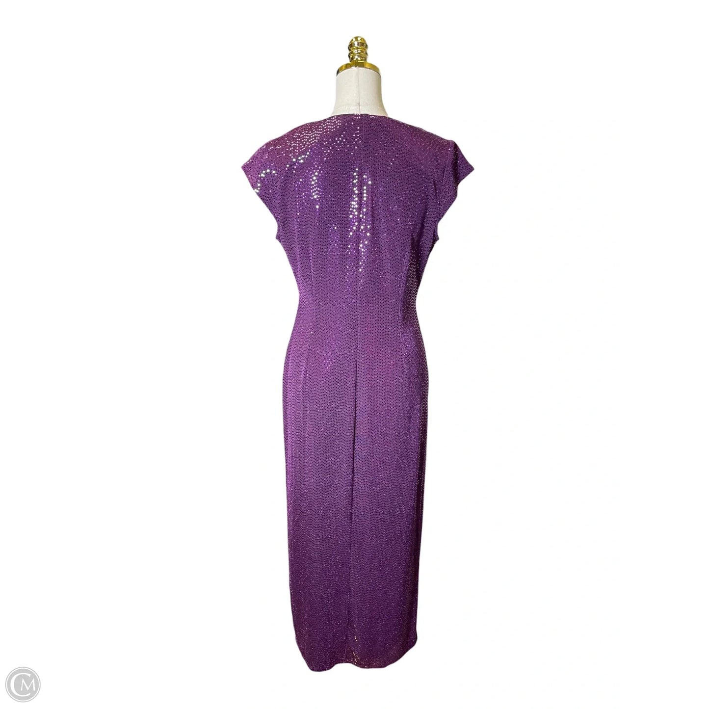 Dress Casual Maxi By John Meyer In Purple, Size: M