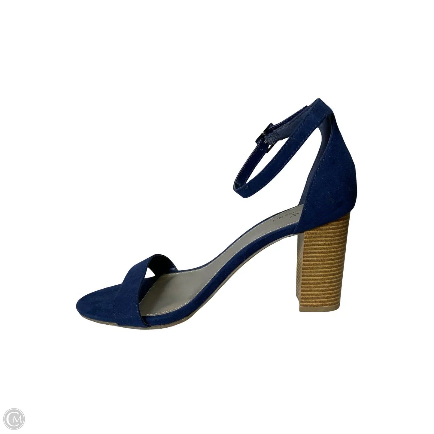 Sandals Heels Block By Worthington In Blue, Size: 10