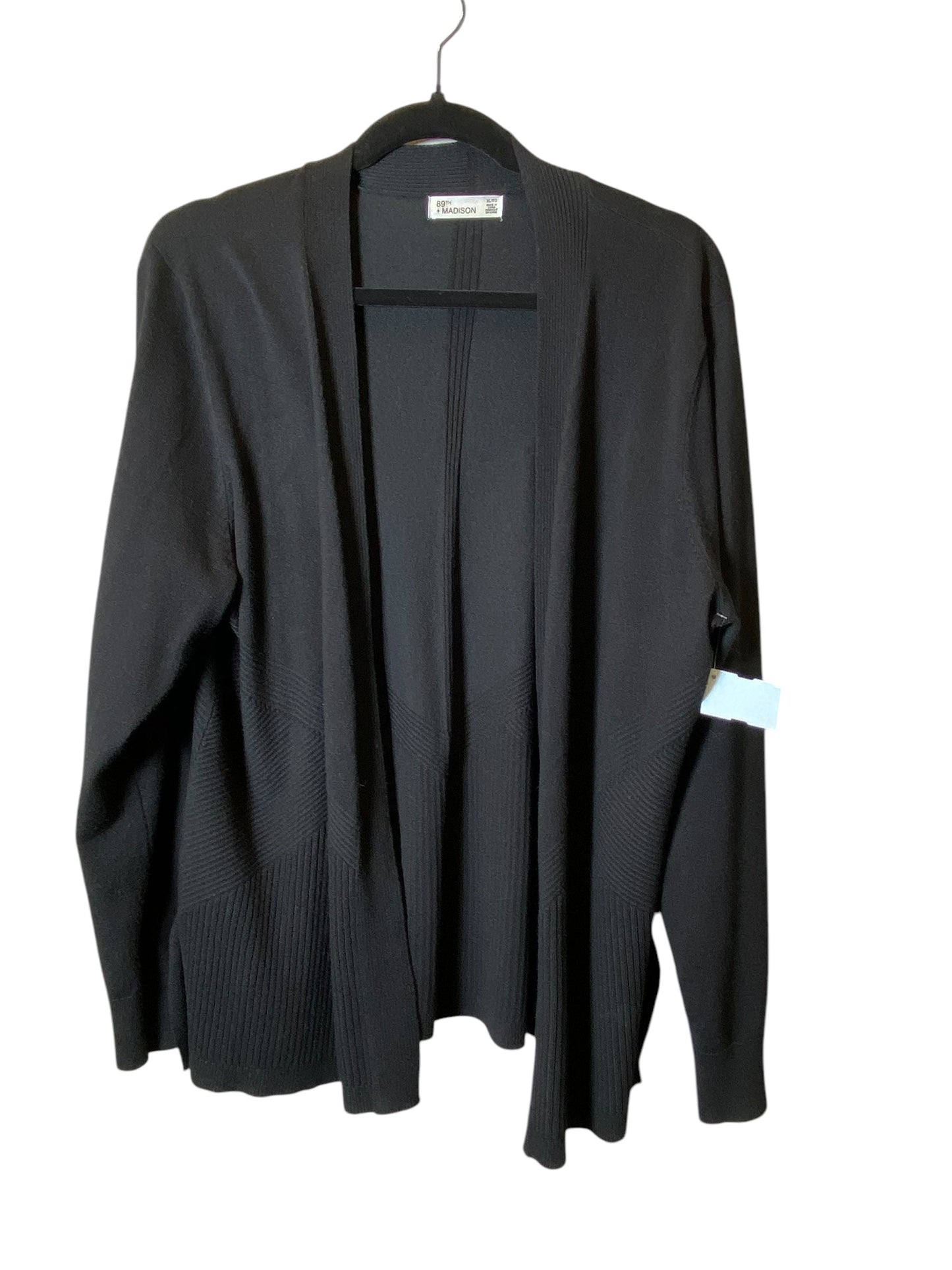 Cardigan By 89th And Madison In Black, Size: Xl