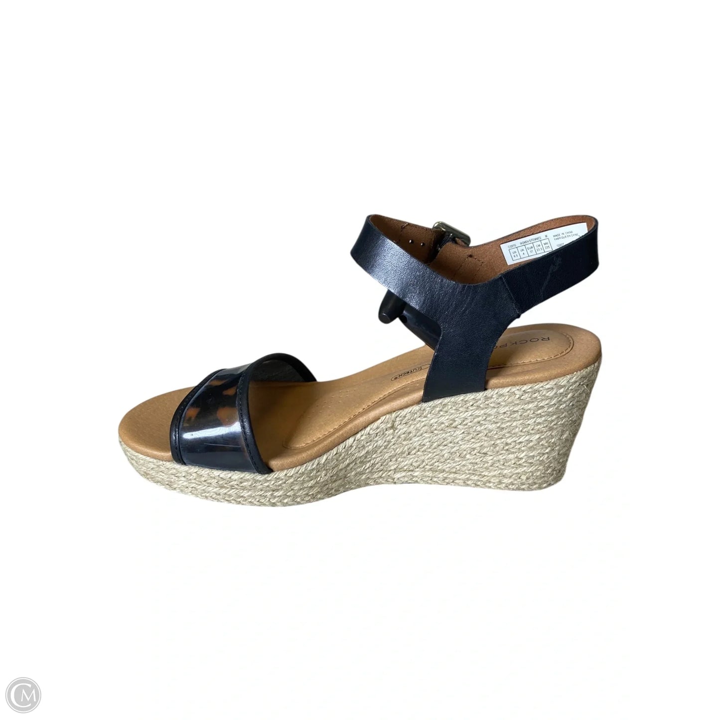 Sandals Heels Wedge By Rockport In Animal Print, Size: 6.5