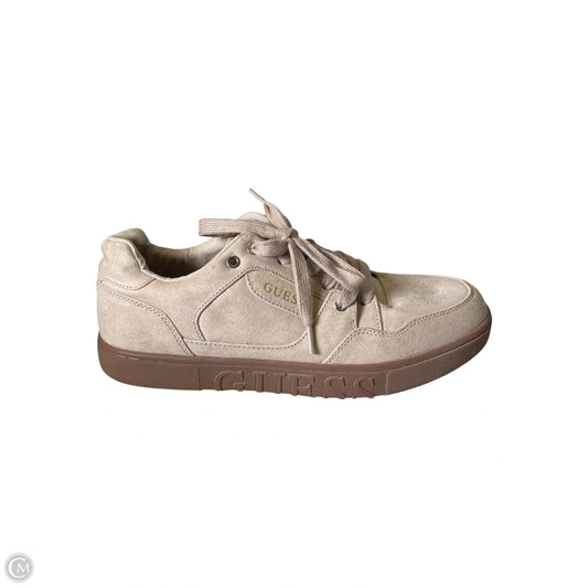 Shoes Sneakers By Guess In Brown, Size: 10