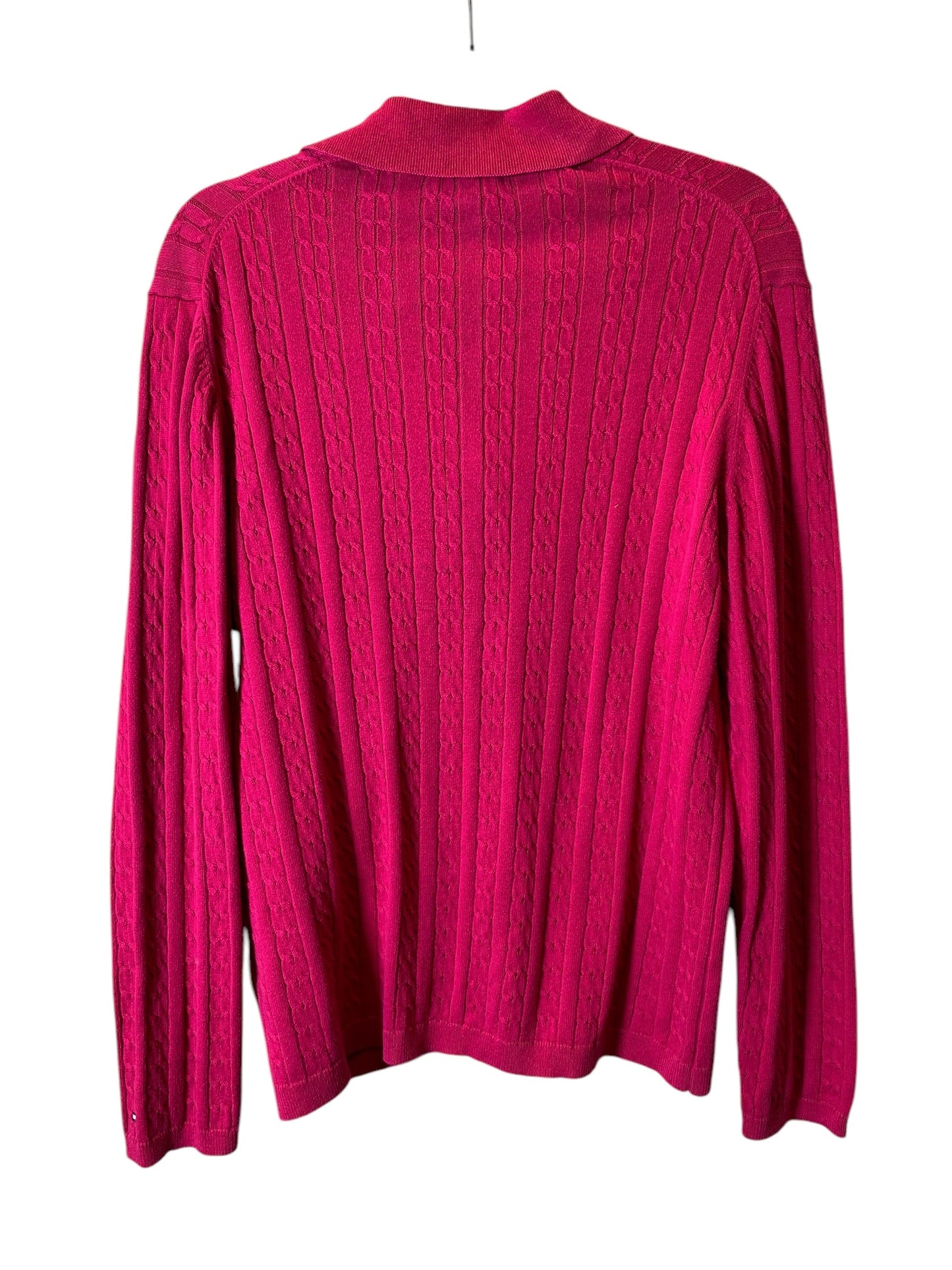 Sweater By Tommy Hilfiger In Pink, Size: Xl