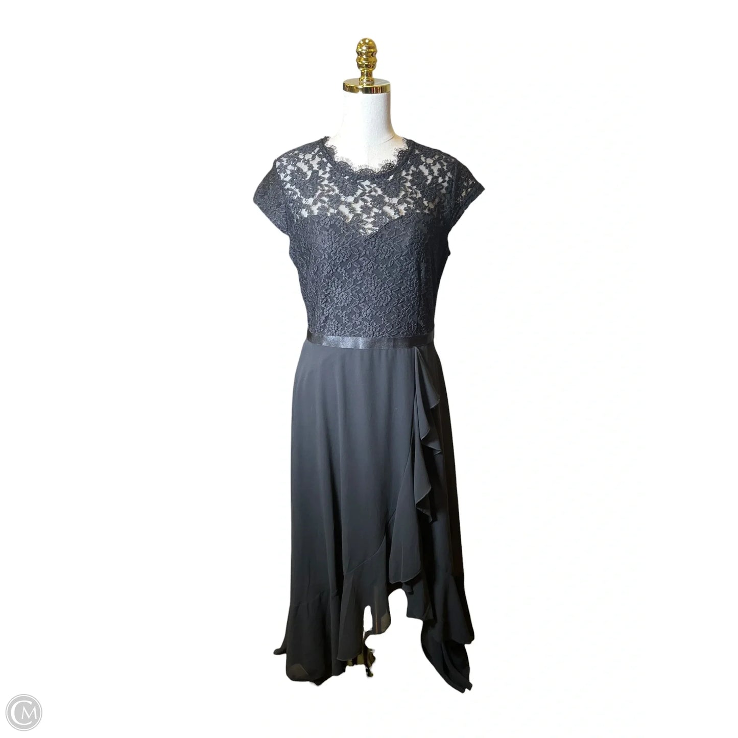 Dress Casual Maxi By Clothes Mentor In Black, Size: L