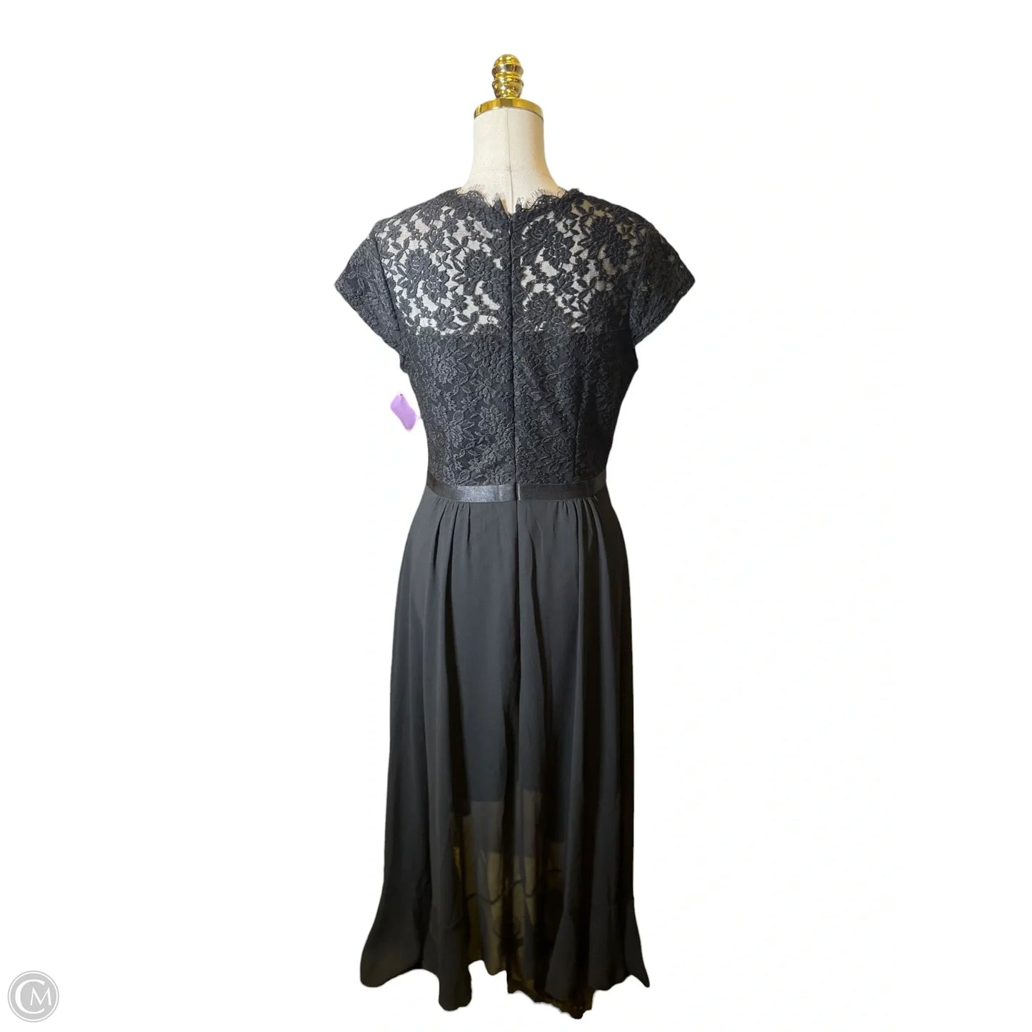 Dress Casual Maxi By Clothes Mentor In Black, Size: L