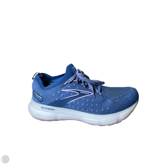 Shoes Sneakers By Brooks In Blue, Size: 8.5