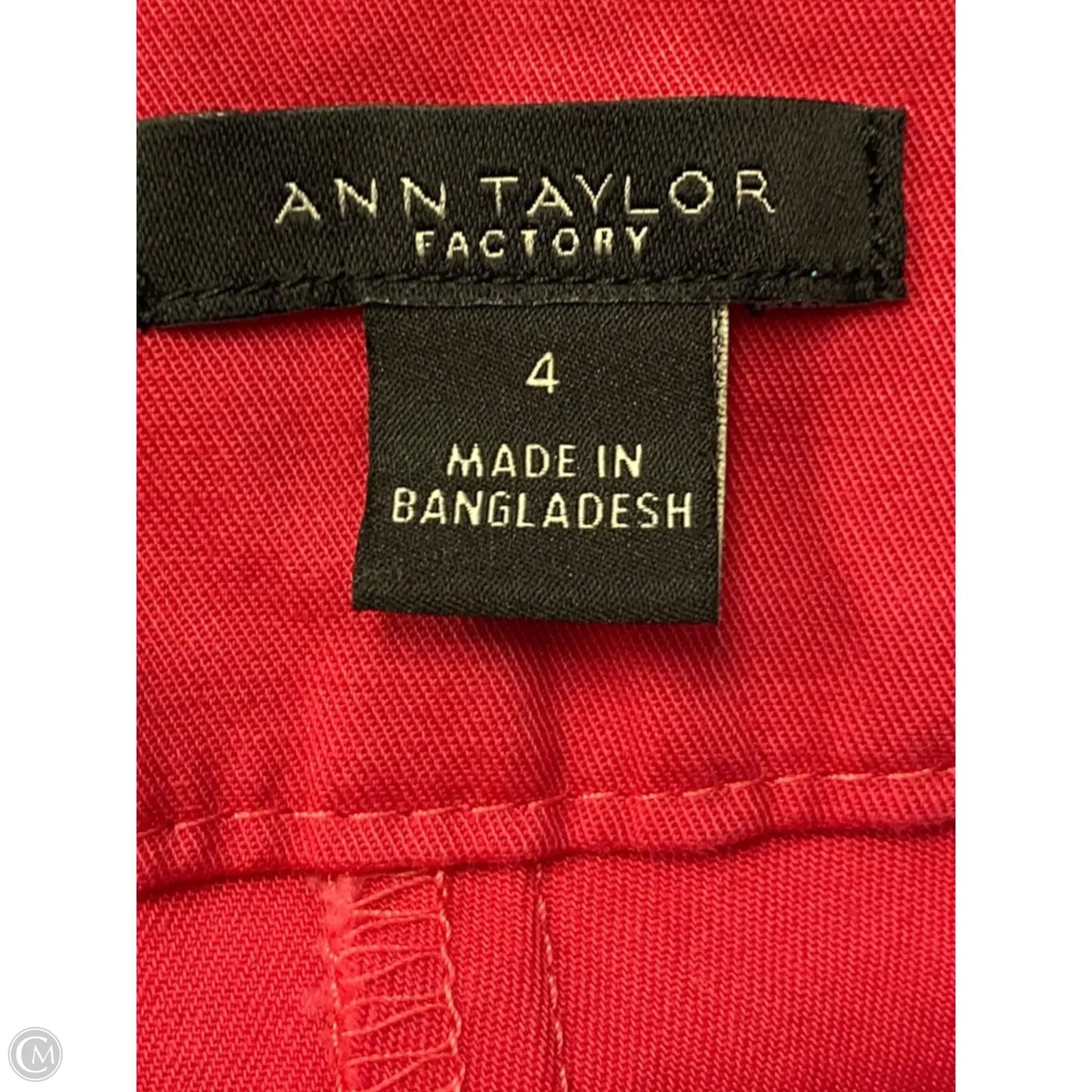 Pants Cropped By Ann Taylor In Pink, Size: 4