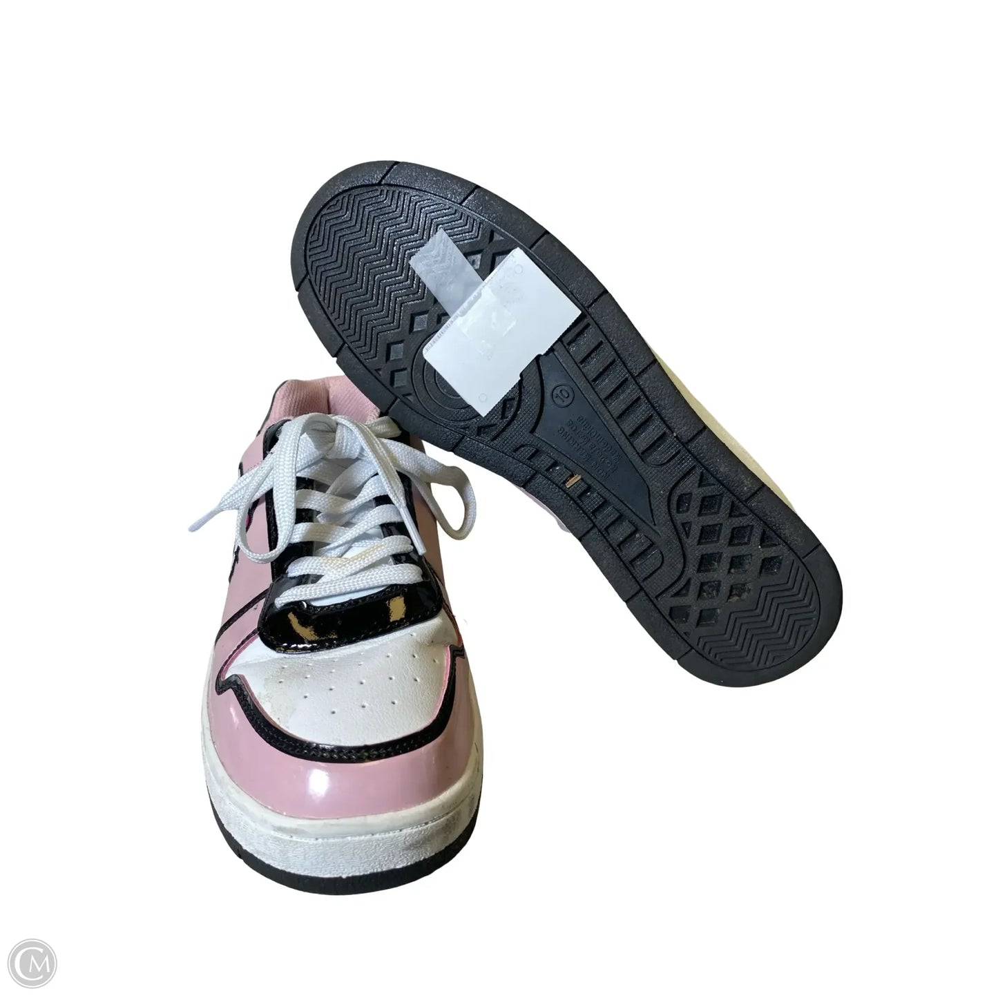Shoes Sneakers By Clothes Mentor In Pink & White, Size: 10