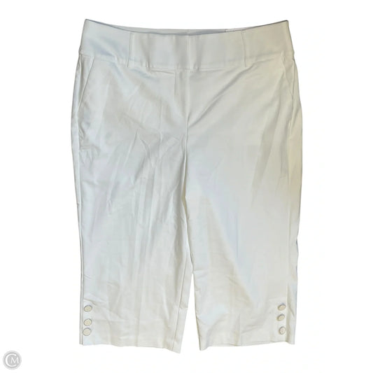 Pants Cropped By Lane Bryant In White, Size: 16