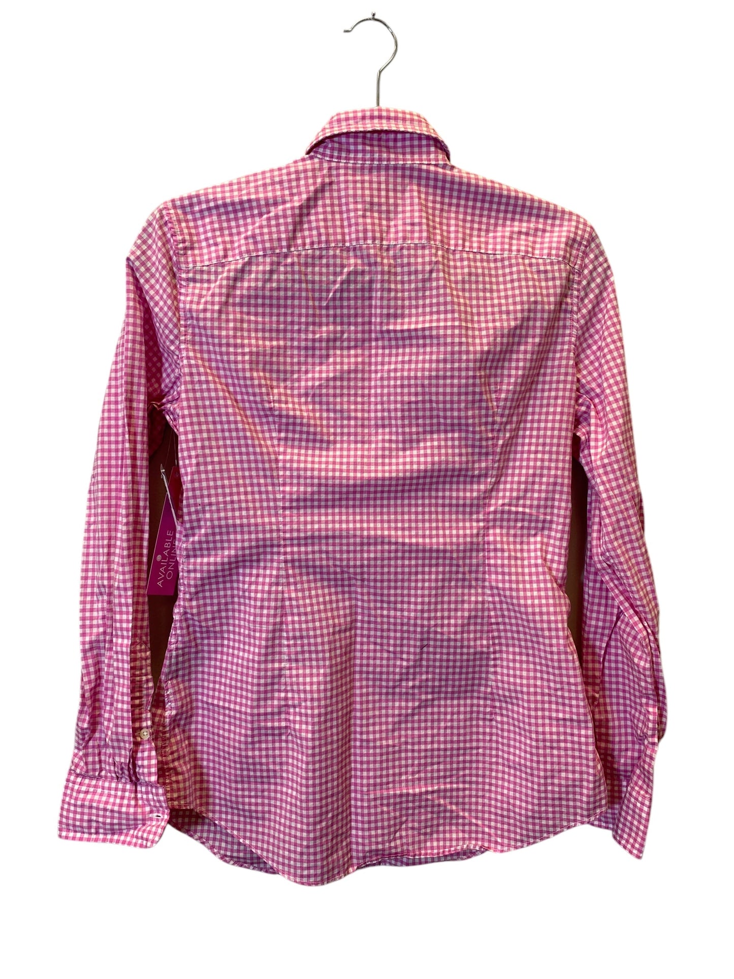 Blouse Long Sleeve By Polo Ralph Lauren In Pink, Size: M